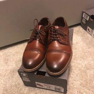 Cognac Oxfords